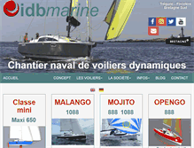 Tablet Screenshot of idbmarine.com